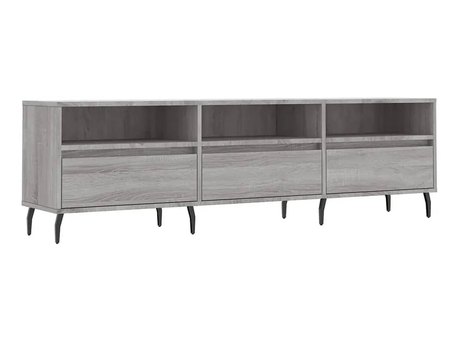 Discount Móvel de TV 150x30x44,5 cm derivados de madeira sonoma PT891197 Cinzento
