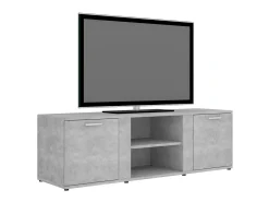 Móvel De Tv| Móvel de TV 120x34x37 cm derivados de madeira cimento PT650173 Cinzento