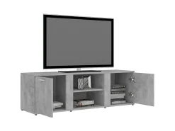 Móvel De Tv| Móvel de TV 120x34x37 cm derivados de madeira cimento PT650173 Cinzento