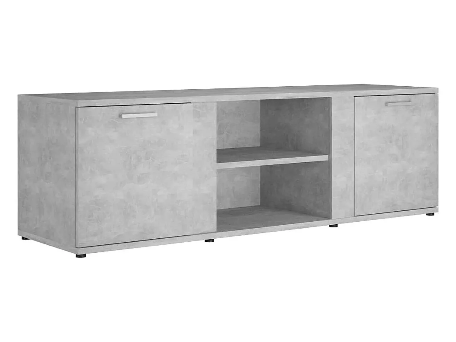 Móvel De Tv| Móvel de TV 120x34x37 cm derivados de madeira cimento PT650173 Cinzento