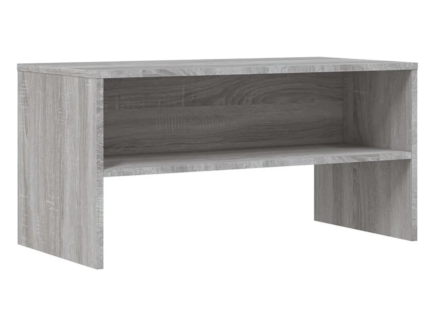 Móvel de TV 80x40x40 cm derivados de madeira sonoma PT369085 Cinzento