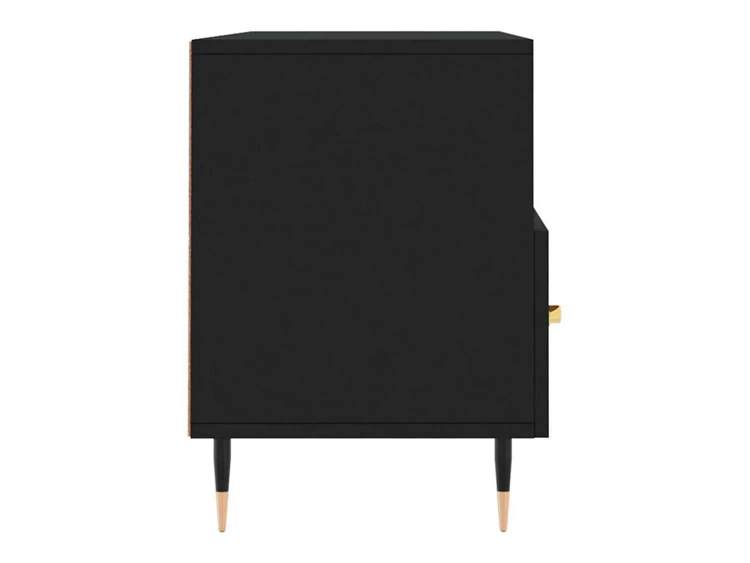 Móvel De Tv*vidaxl Móvel de TV 102x36x50 cm derivados de madeira Preto