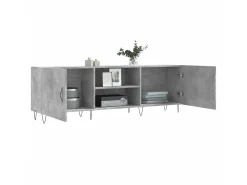 Móvel de TV 150x30x50 cm derivados de madeira cinza-cimento PT465740^ Móvel De Tv