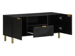 Móvel De Tv|vidaxl Móvel de TV 105x33x46 cm derivados de madeira Preto