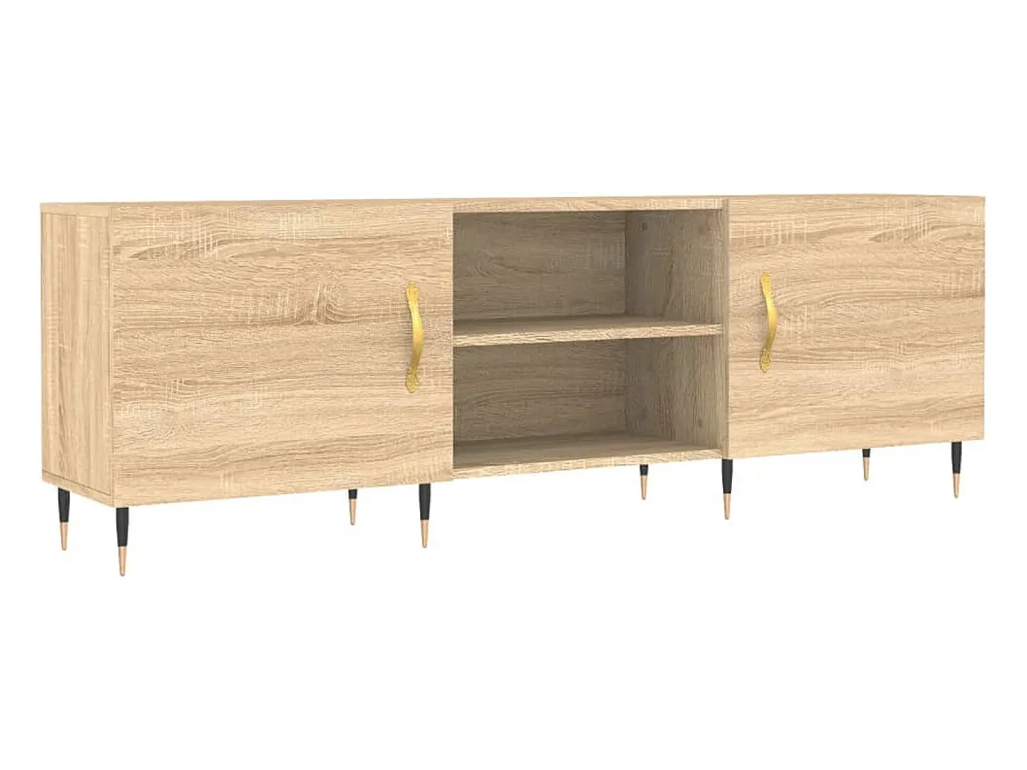vidaxl Móvel de TV 150x30x50 cm derivados de madeira carvalho sonoma^ Móvel De Tv