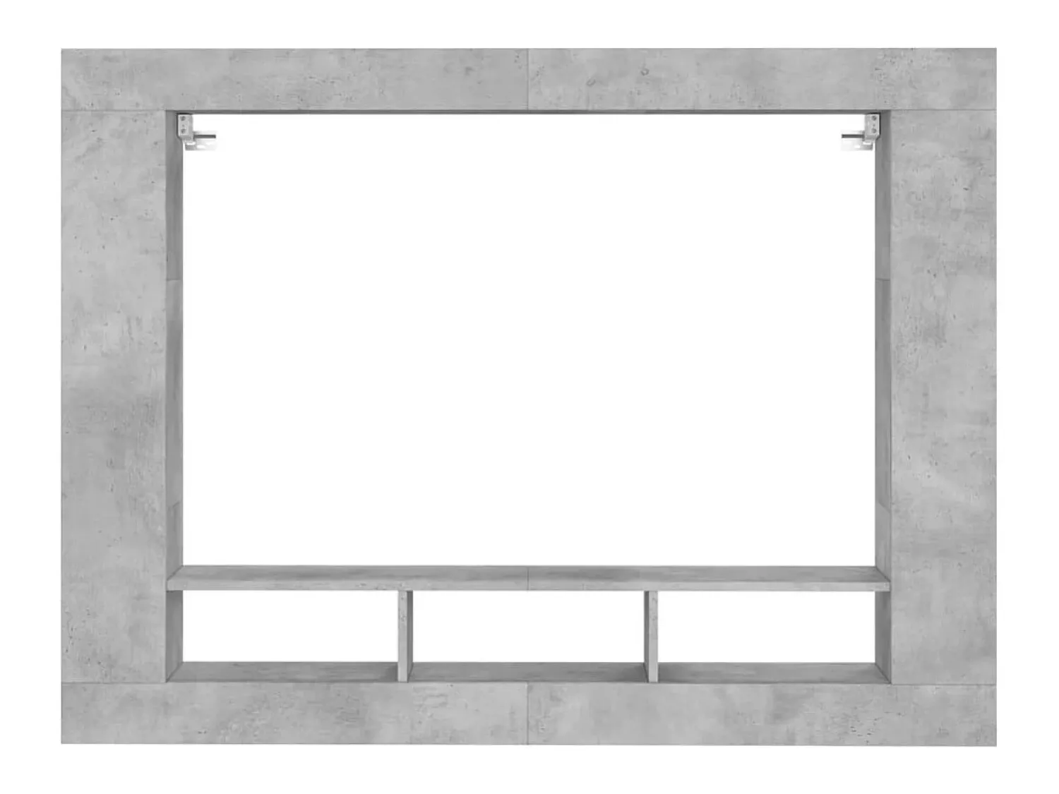 Móvel de TV 152x22x113 cm derivados de madeira cimento PT755917^ Móvel De Tv