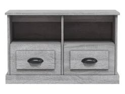 Móvel De Tv| Móvel de TV 80x35x50 cm derivados de madeira sonoma PT219057 Cinzento