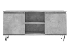 Móvel De Tv| Móvel de TV 104x35x50 cm derivados de madeira cimento PT324116 Cinzento