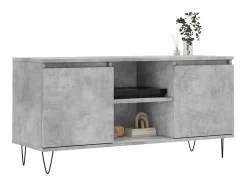 Móvel De Tv| Móvel de TV 104x35x50 cm derivados de madeira cimento PT324116 Cinzento