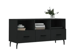 Móvel de TV 102x36x50 cm derivados de madeira PT655527 Preto