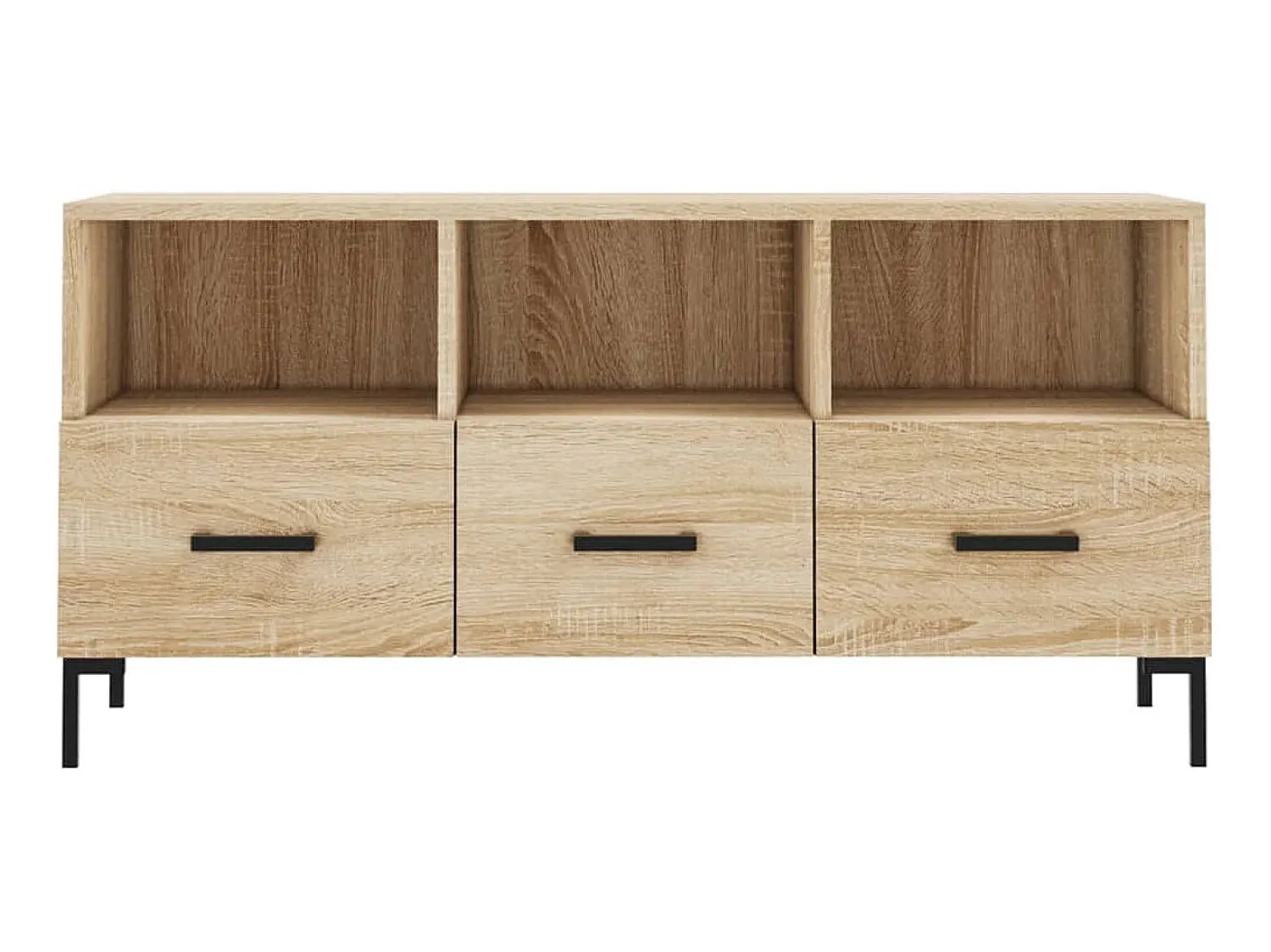 Móvel De Tv* Móvel de TV 102x36x50 cm derivados de madeira carvalho sonoma PT684228 Castanho