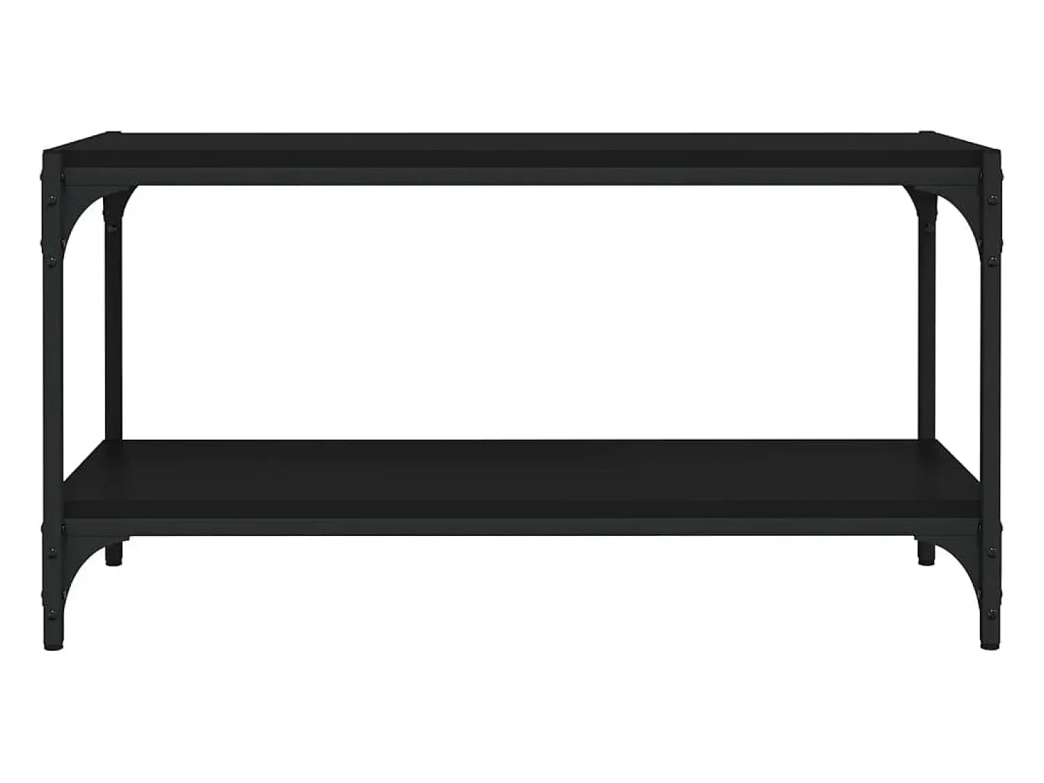 Móvel De Tv|vidaxl Móvel de TV 80x33x41 cm derivados de madeira e aço Preto