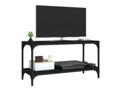 Móvel De Tv|vidaxl Móvel de TV 80x33x41 cm derivados de madeira e aço Preto