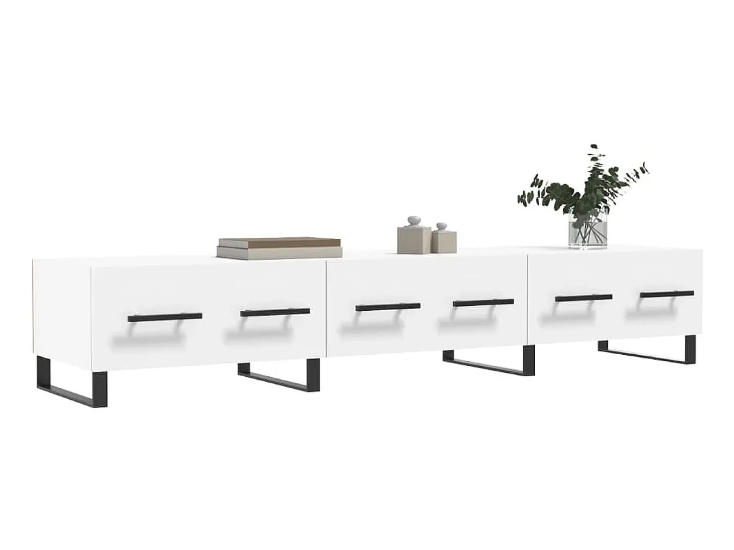 Sale Móvel de TV 150x36x30 cm derivados de madeira PT819995 Branco