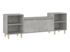 Móvel de TV 160x35x55 cm derivados de madeira cimento PT261427^ Móvel De Tv