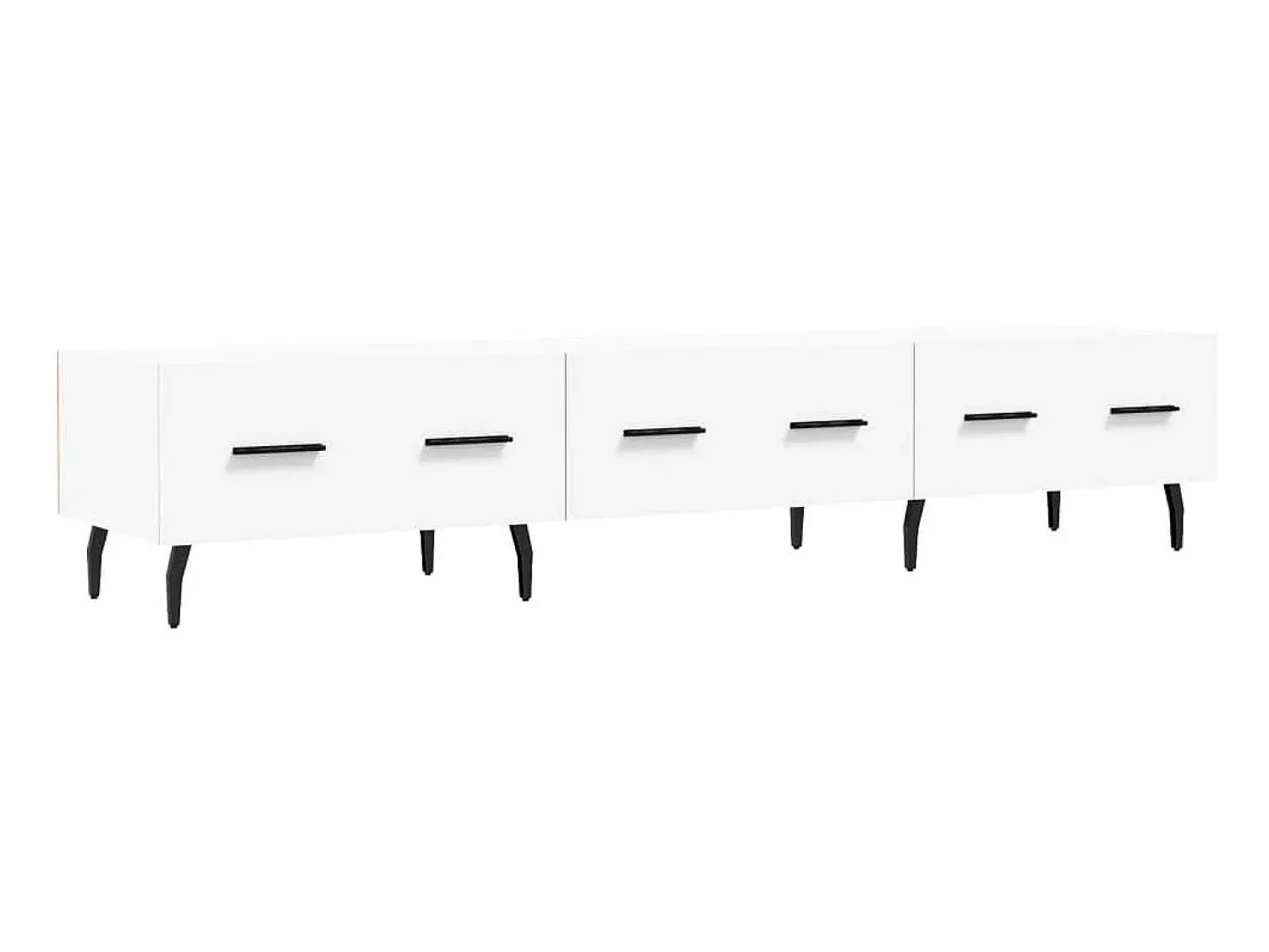 Móvel De Tv* Móvel de TV 150x36x30 cm derivados de madeira PT570792 Branco