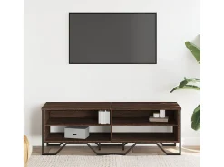 Móvel de TV 122x34x41 cm derivados de madeira carvalho PT373615^ Móvel De Tv