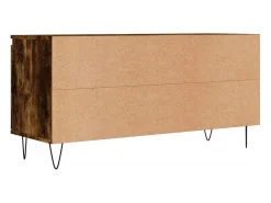 Hot vidaxl Móvel de TV 104x35x50 cm derivados de madeira carvalho fumado Castanho