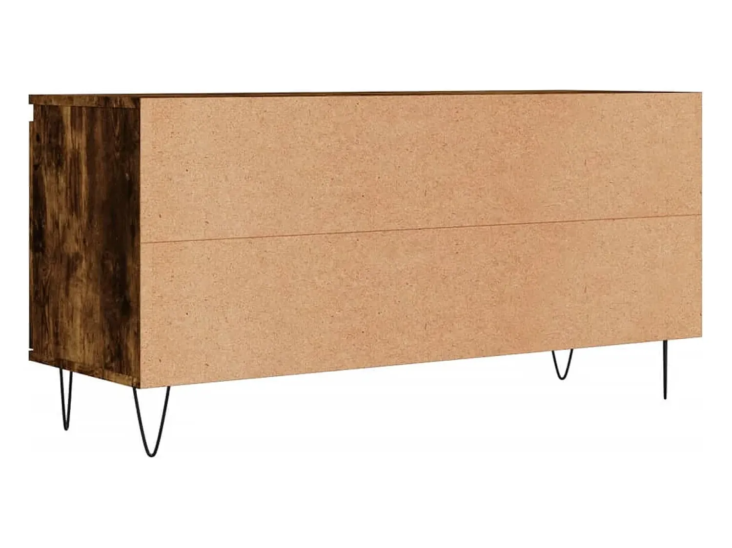 Hot vidaxl Móvel de TV 104x35x50 cm derivados de madeira carvalho fumado Castanho
