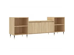 Móvel de TV 160x35x55 cm derivados de madeira carvalho sonoma PT402039^ Móvel De Tv