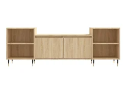 Móvel de TV 160x35x55 cm derivados de madeira carvalho sonoma PT402039^ Móvel De Tv