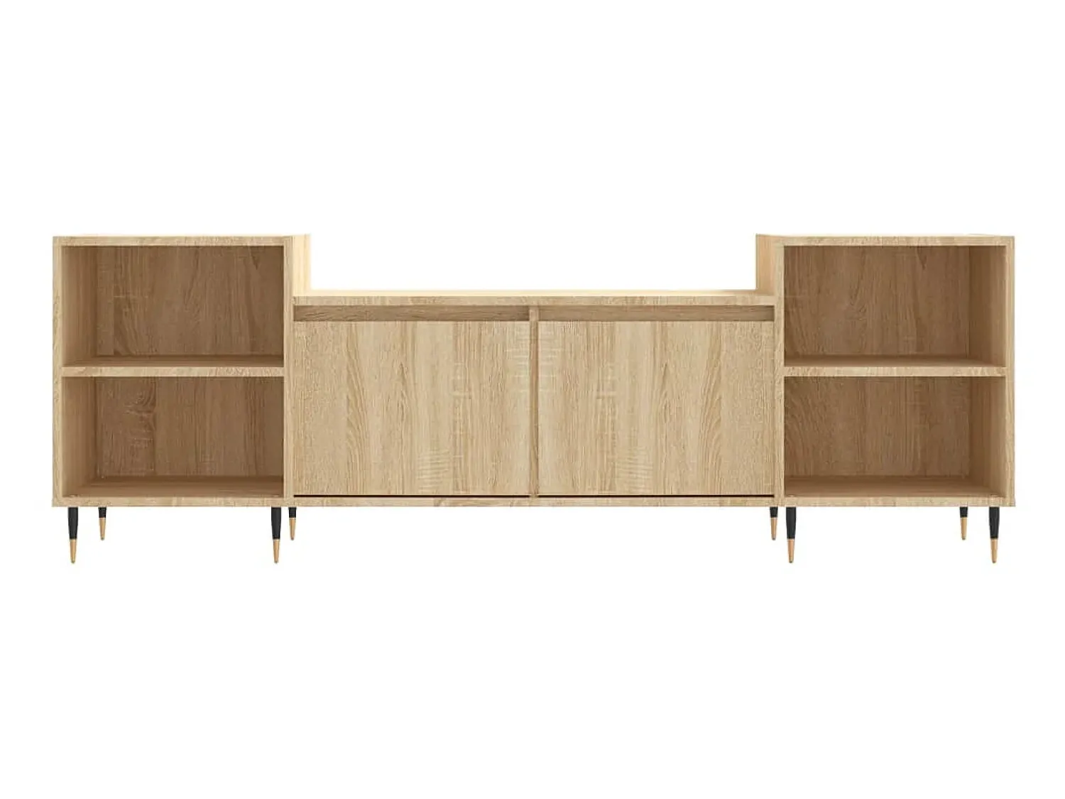 Móvel de TV 160x35x55 cm derivados de madeira carvalho sonoma PT402039^ Móvel De Tv