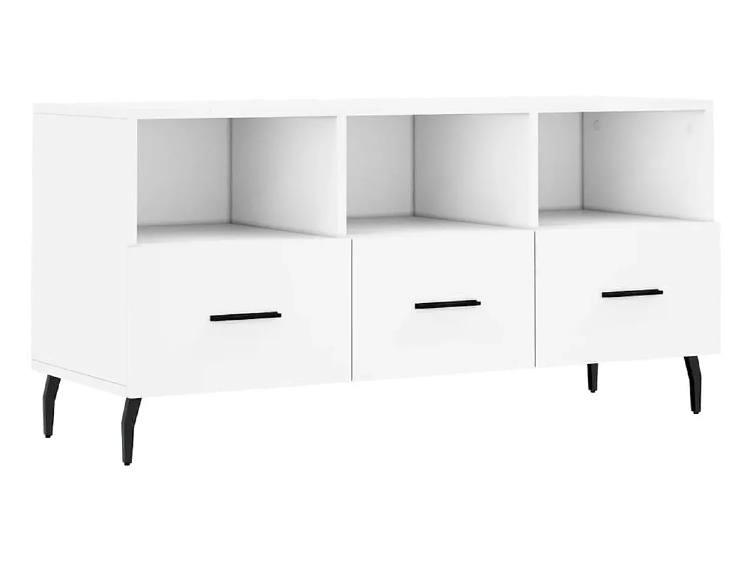 Discount Móvel de TV 102x36x50 cm derivados de madeira PT159070 Branco