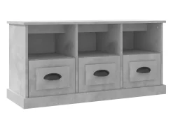 Móvel de TV 100x35x50 cm derivados de madeira cimento PT234348^ Móvel De Tv