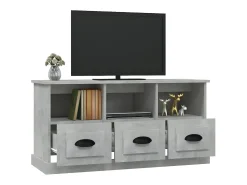 Móvel de TV 100x35x50 cm derivados de madeira cimento PT234348^ Móvel De Tv