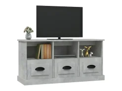 Móvel de TV 100x35x50 cm derivados de madeira cimento PT234348^ Móvel De Tv