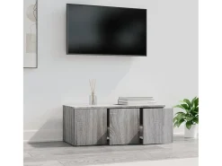 Hot Móvel de TV 80x34x30 cm derivados de madeira sonoma PT768840 Cinzento