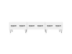 Móvel De Tv| Móvel de TV 150x36x30 cm derivados de madeira PT251789 Branco