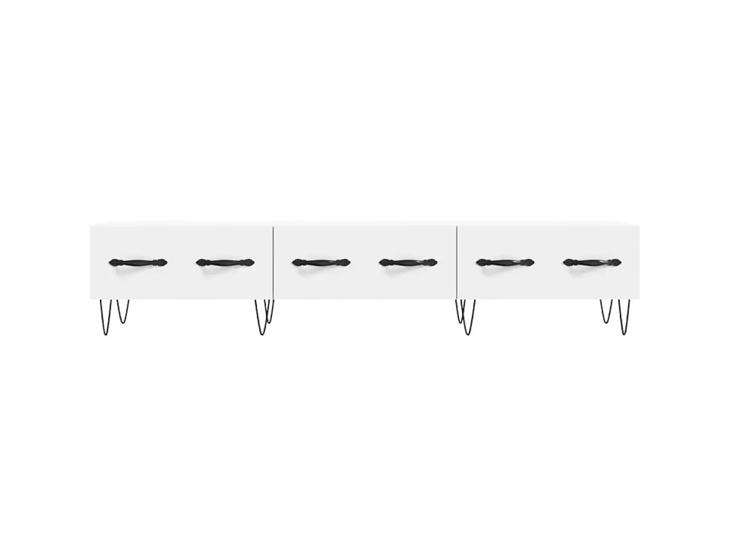 Móvel De Tv| Móvel de TV 150x36x30 cm derivados de madeira PT251789 Branco