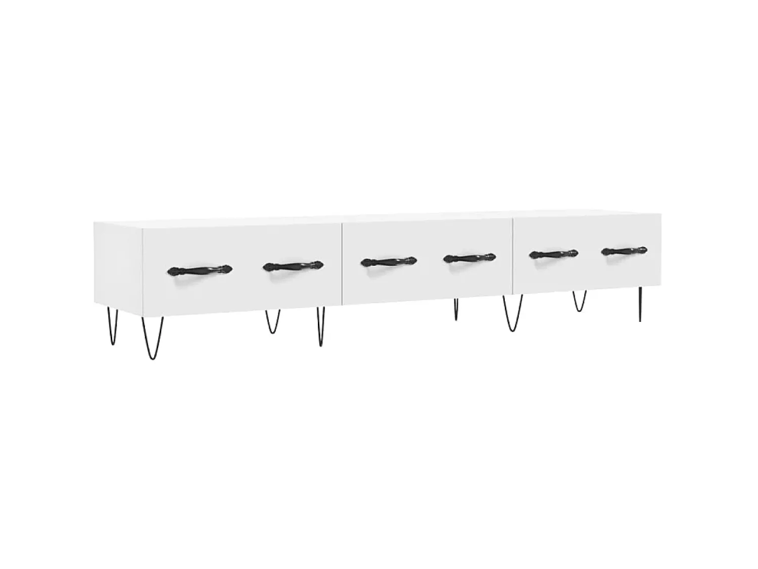 Móvel De Tv| Móvel de TV 150x36x30 cm derivados de madeira PT251789 Branco