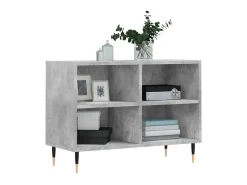 Móvel de TV 69,5x30x50 cm derivados de madeira cimento PT524123 Cinzento