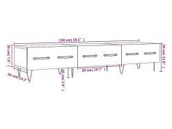 Sale vidaxl Móvel de TV 150x36x30 cm derivados de madeira Branco