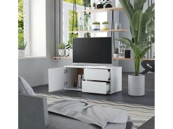 Móvel De Tv* Móvel de TV 80x34x36 cm derivados de madeira PT250691 Branco