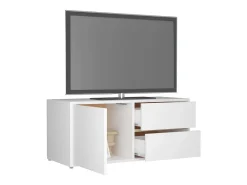 Móvel De Tv* Móvel de TV 80x34x36 cm derivados de madeira PT250691 Branco