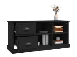 Móvel De Tv| Móvel de TV 102x35,5x47,5 cm derivados de madeira PT443856 Preto