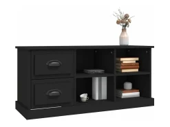Móvel De Tv| Móvel de TV 102x35,5x47,5 cm derivados de madeira PT443856 Preto
