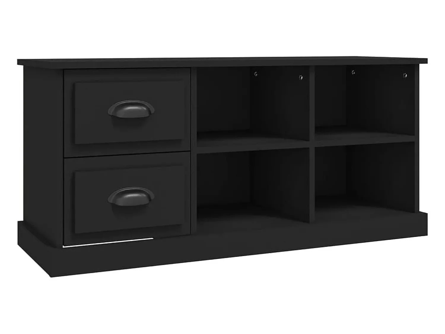 Móvel De Tv| Móvel de TV 102x35,5x47,5 cm derivados de madeira PT443856 Preto