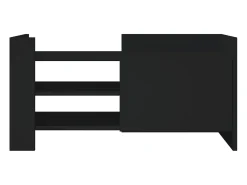 Móvel De Tv| Móvel de TV 80x35x40 cm derivados de madeira PT680046 Preto