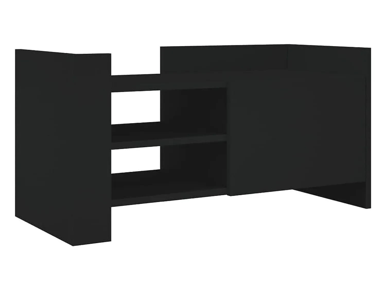 Móvel De Tv| Móvel de TV 80x35x40 cm derivados de madeira PT680046 Preto