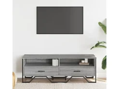 Móvel De Tv| Móvel de TV 122x34x41 cm derivados de madeira sonoma PT654666 Cinzento