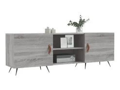 Móvel De Tv| Móvel de TV 150x30x50 cm derivados de madeira sonoma PT310089 Cinzento