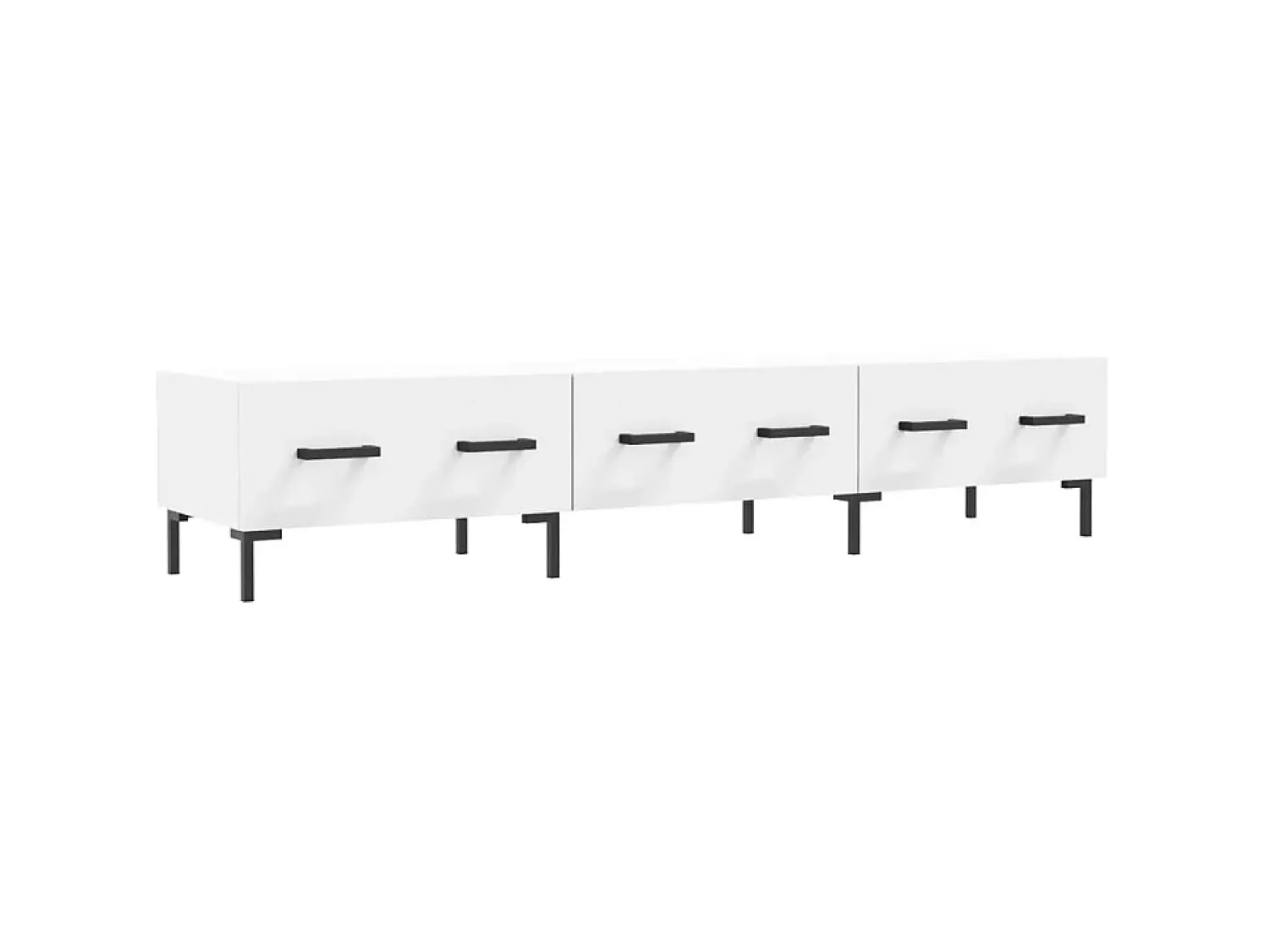 Sale Móvel de TV 150x36x30 cm derivados de madeira PT793735 Branco
