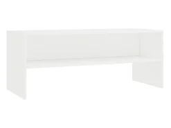 New Móvel de TV 100x40x40 cm derivados de madeira PT634934 Branco