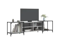 Clearance Móvel de TV 203x37x50 cm derivados de madeira sonoma PT287750 Cinzento