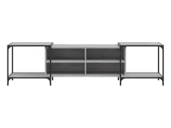 Clearance Móvel de TV 203x37x50 cm derivados de madeira sonoma PT287750 Cinzento