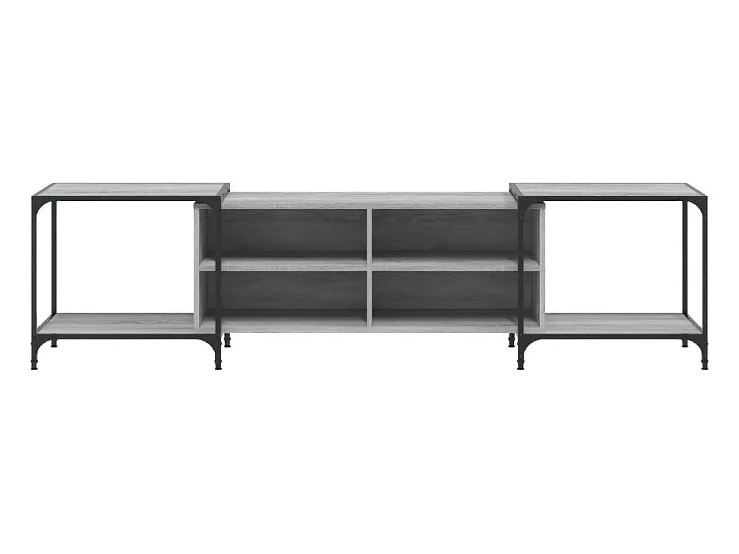 Clearance Móvel de TV 203x37x50 cm derivados de madeira sonoma PT287750 Cinzento